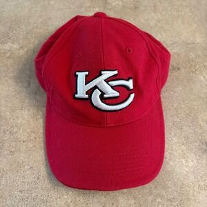 Vintage 00's Nike Kansas City Chiefs Hat NFL Wool Red Baseball Cap Size 7 1/4